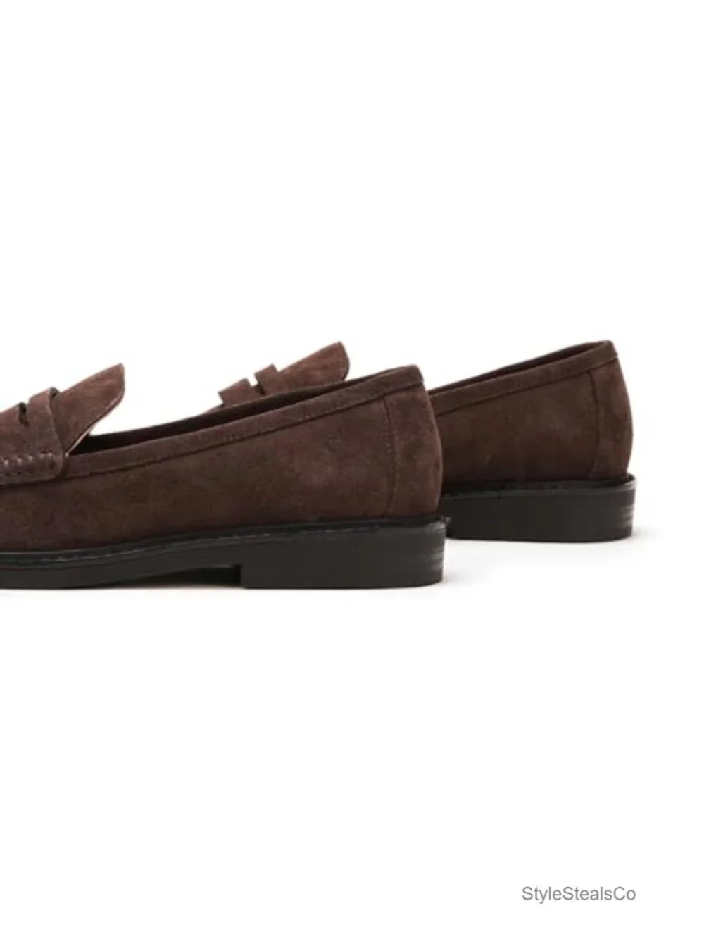 Genuine Leather Penny Loafers Nappa Mocc Cushioned